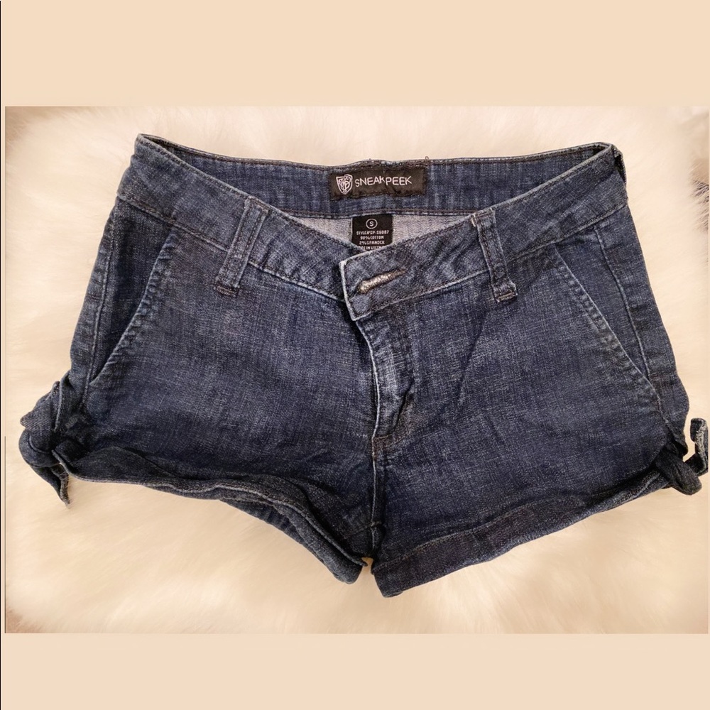 Denim shorts